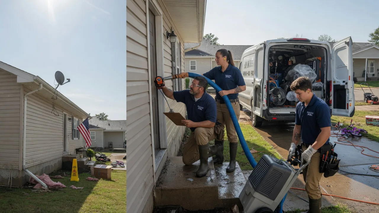 Ceiling Water Damage Restoration in Ozan, AR near me